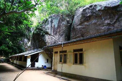 A modest residence in the monastery’s forest